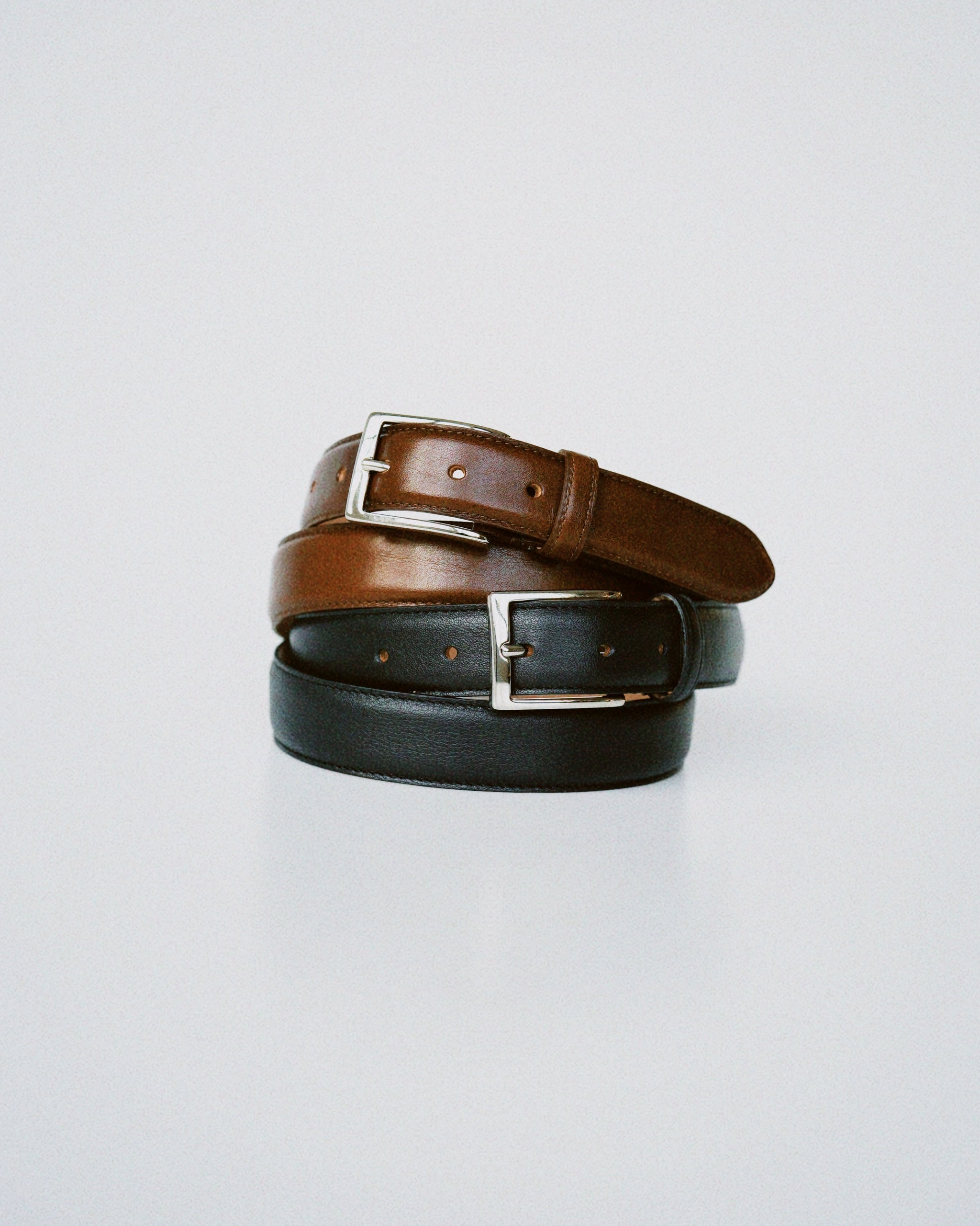 ?Vintage Italian belt Vera Pelle New Mens Black Real Italian Leather Belt Made In  main image 3